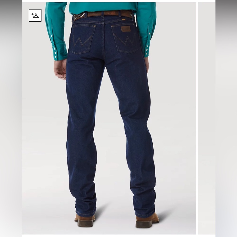 NWT - Wrangler Premium Performance Cowboy Cut Jeans -  Color: Prewashed